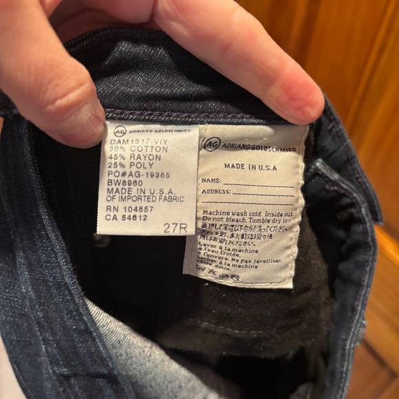 AG Adriano Goldschmied The Ballad Slim Boot Jeans 27R - Picture 5 of 7